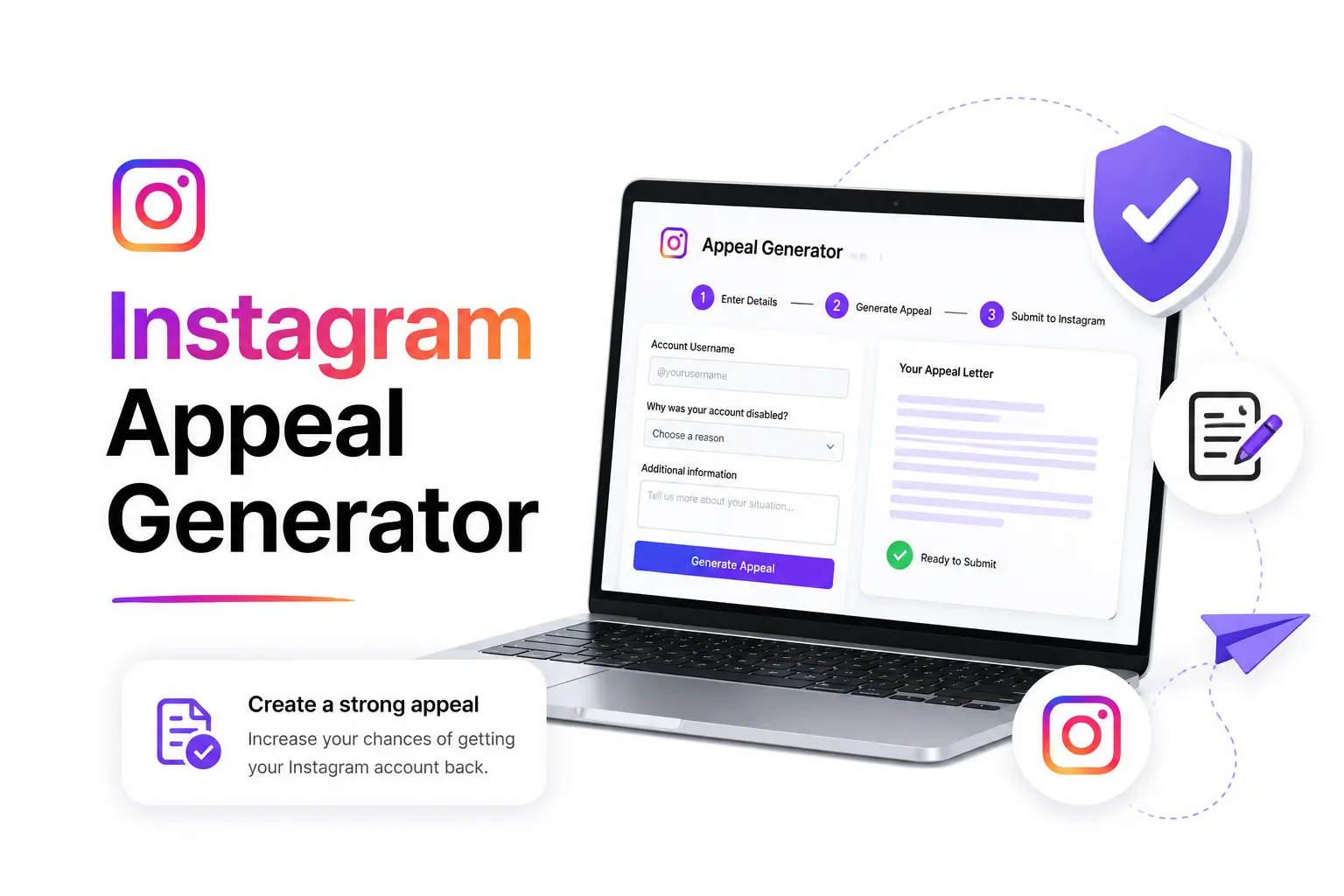 Instagram Appeal Generator