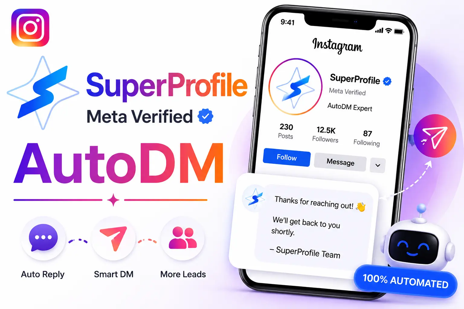 Is SuperProfile AutoDM Meta Verified