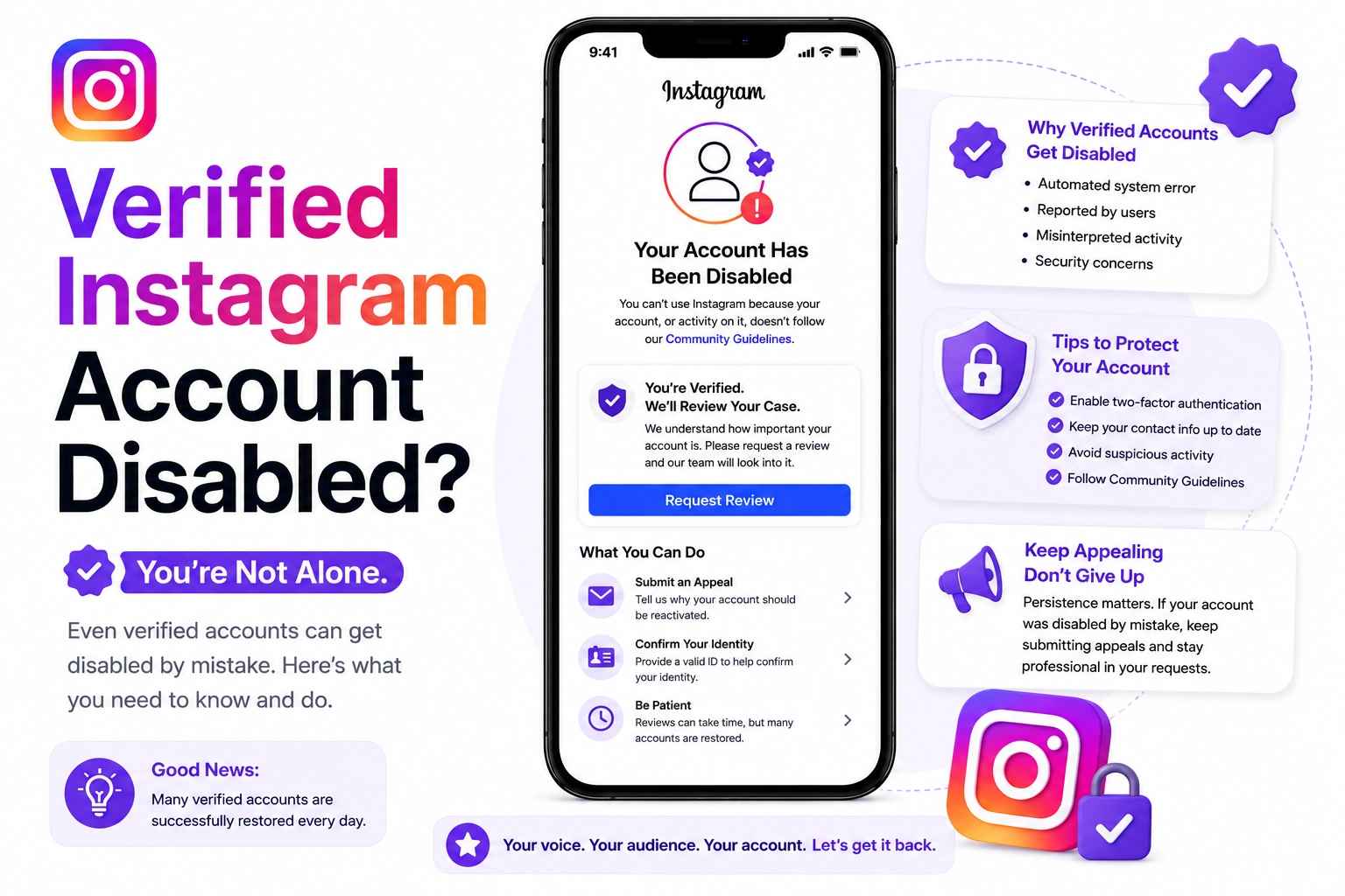 Verified Account Disabled